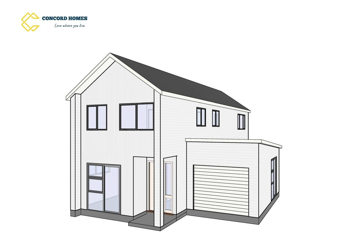 Concord Homes new build, Lot 5 Sidwell Road, Milldale