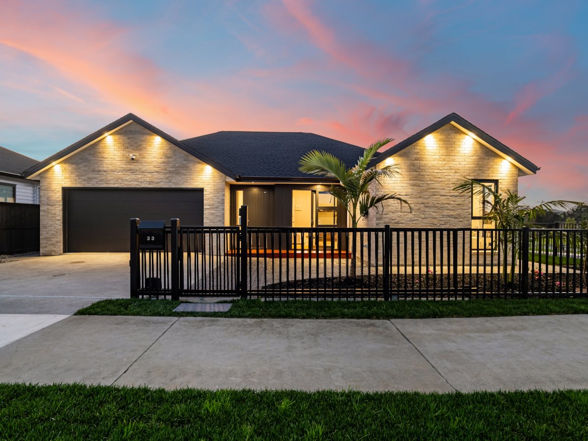 Concord Homes completed home at 33 Tipu Crescent, Milldale