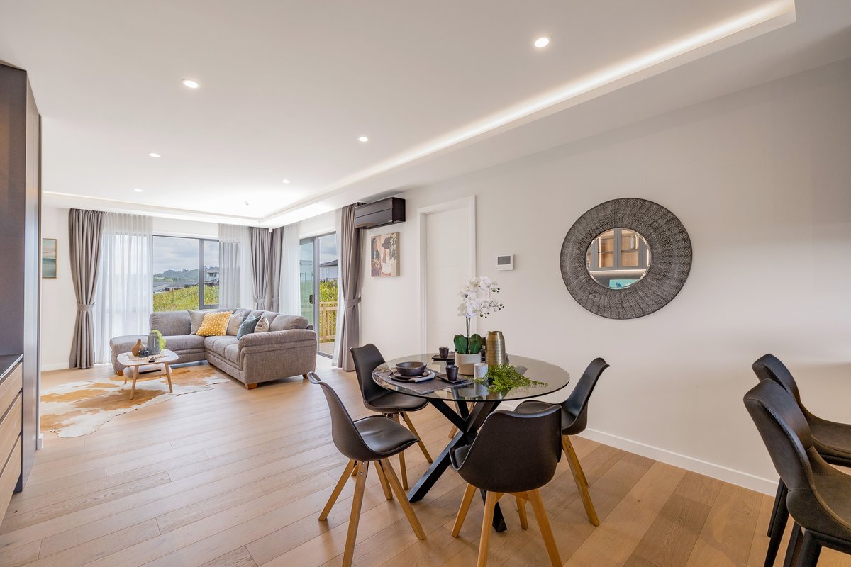 Dining space in a Concord home