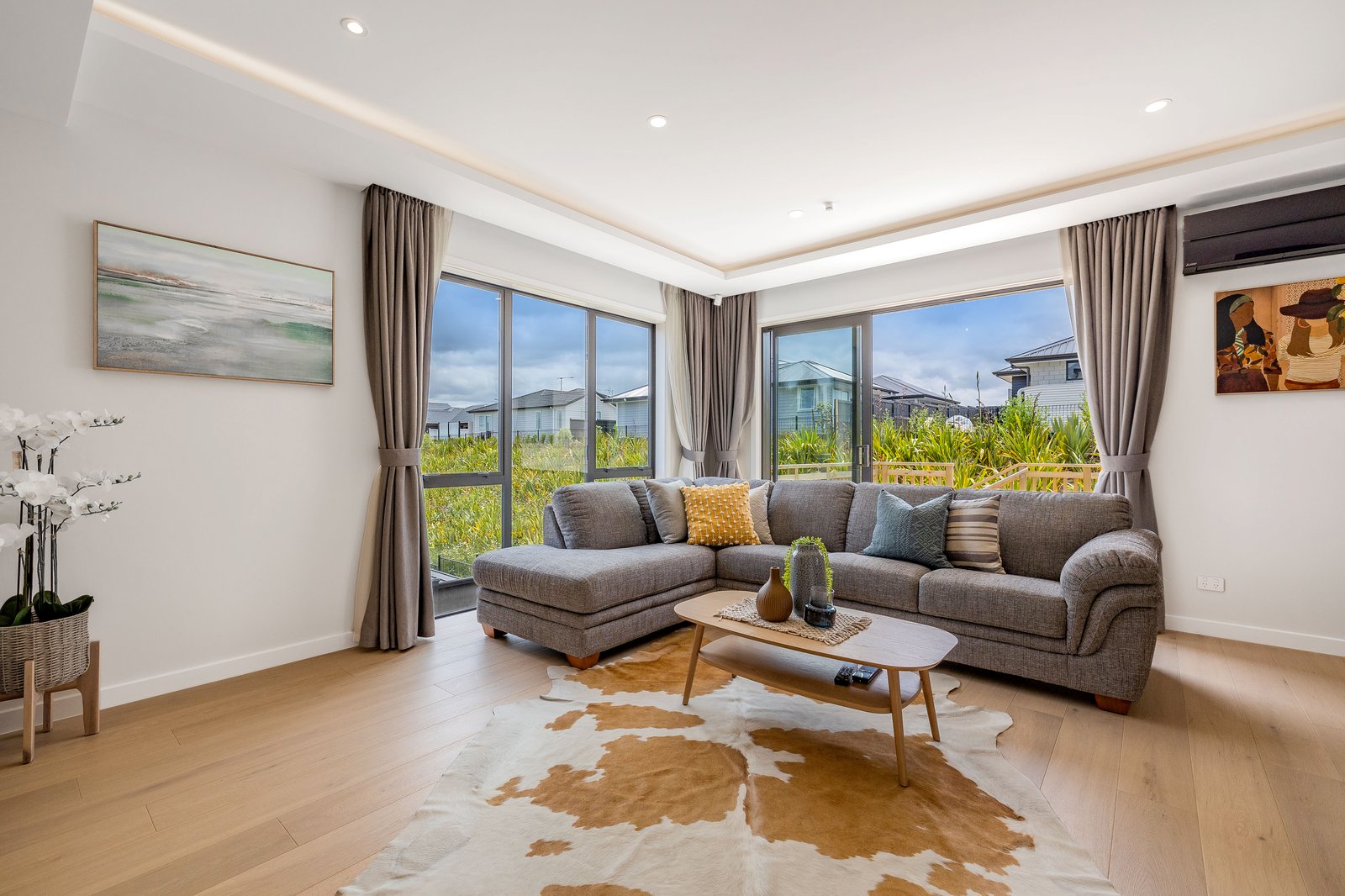 Open-plan living area in a Concord home