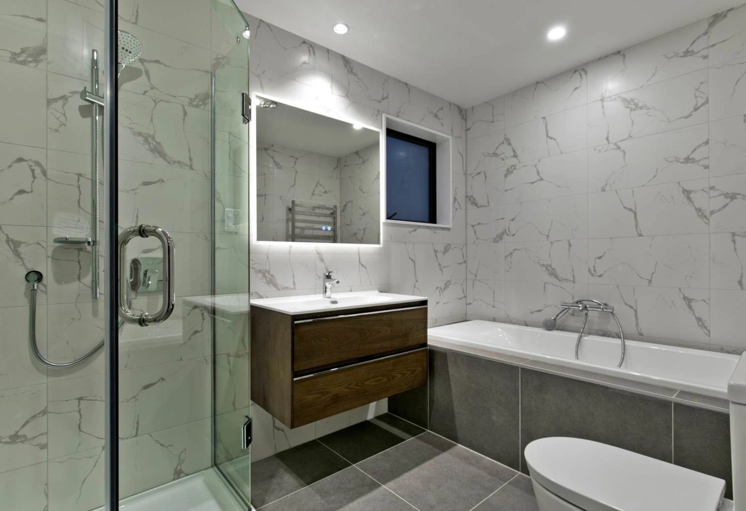 Bathroom — included as standard with every Concord build